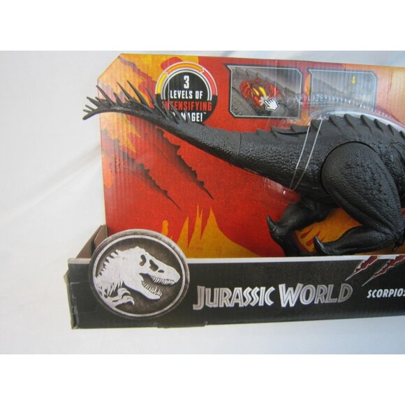 Jurassic World Ultimate Damage Scorpios Rex Dinosaur Toy Figure - New - Picture 2 of 11